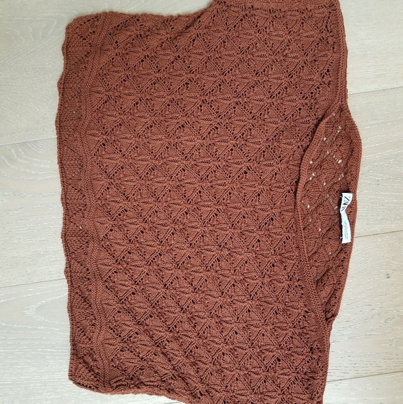 Zara textured weave knit sweater - Picture 4 of 4